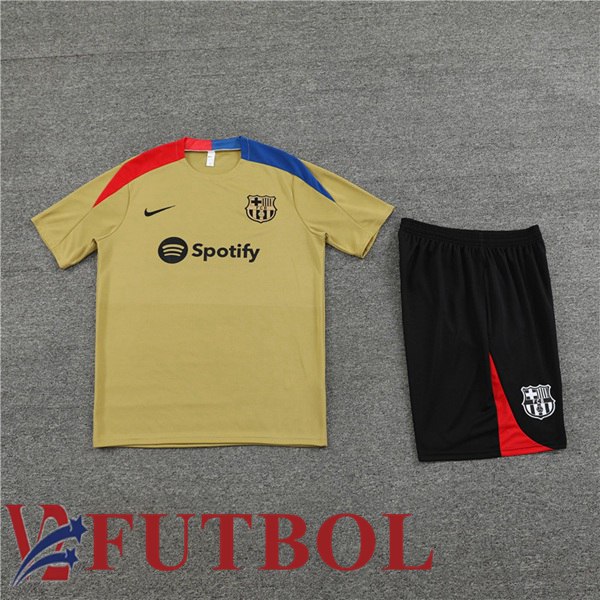 Tiendas De Camiseta Entrenamiento Fc Barcelona Cortos Amarillo