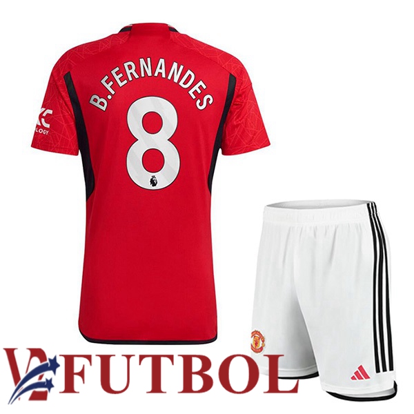 Al Por Mayor Online Camisetas Futbol Manchester United (B.Fernandes 8 ...