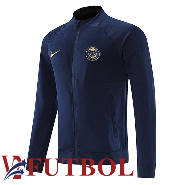 Tienda Online Chaquetas Futbol Paris PSG Azul Real 2023/2024 Baratas